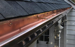 Copper Gutter Installation And Replacement