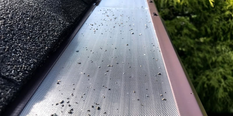 Micro Mesh Gutter Covers Stop Everything Except Water From Entering Your Gutters.